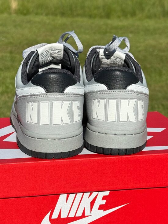 Nike Dunk Low Grey Fog Clean Minimalist Streetwear Sneakers NWT 3456 SZ 9 main image 9